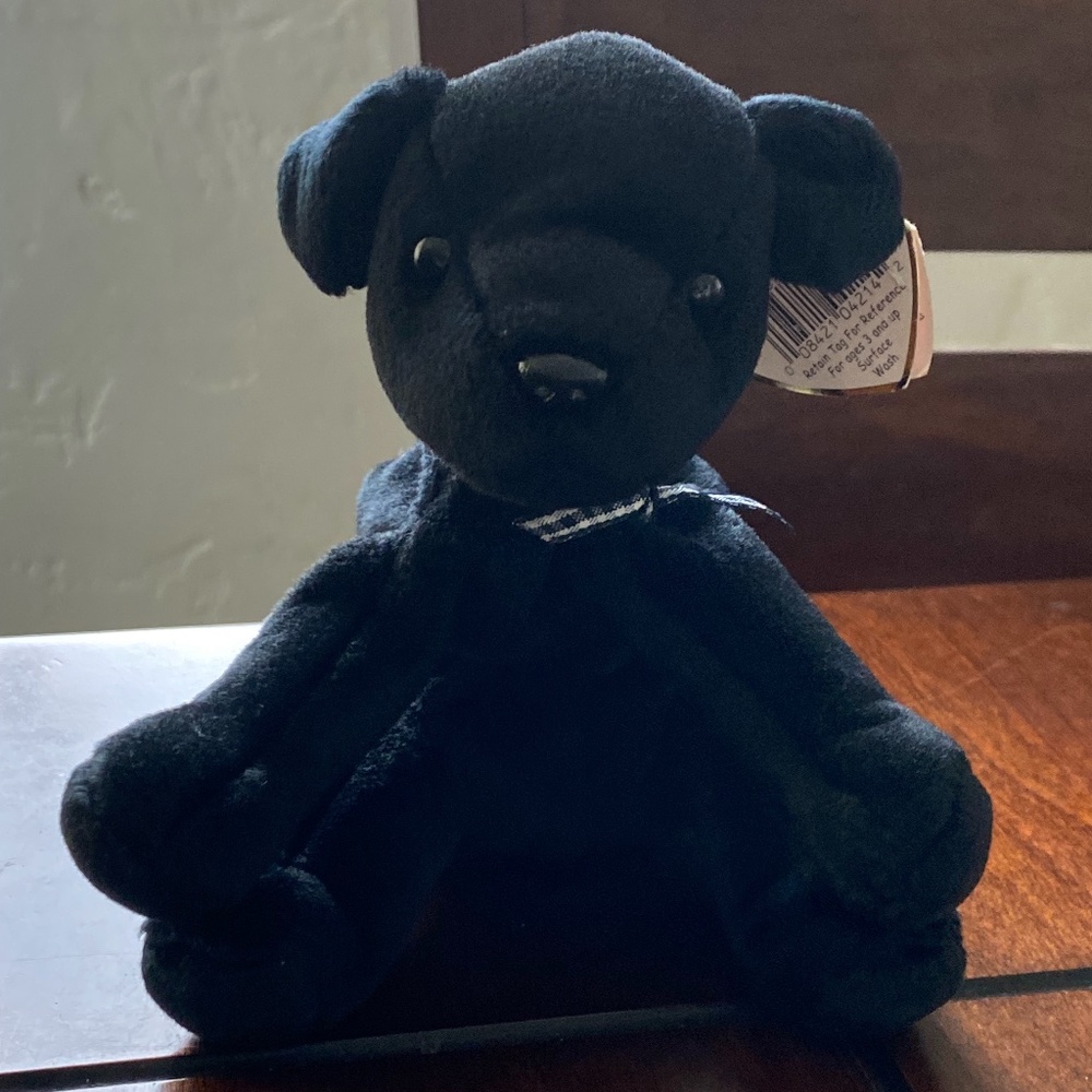 Ty Beanie Baby Luke Black Lab